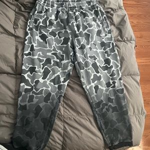 Adidas dip-dyed camouflage joggers sz L